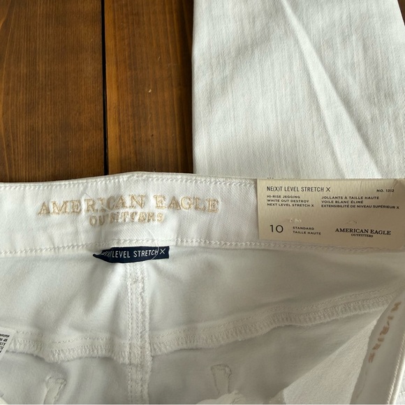 NWT American Eagle Outfitters Next Level Stretch High Rise White Leggings - Picture 9 of 10